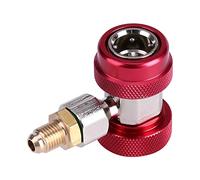 Culnflun R134A AC Adattatore rapido Adattatore Adattatore ad alto flusso Extractor Core set per la diagnosi del di condizionamento dell'aria automobilistica di ricarica Eva (Ad alta pressione rossa)