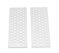Culnflun RC Crawler Sand Ladder Lightweight Durable Aluminum Recovery Board Ramp Tool for Tamiya CC01 D90 D110 TF2 4 RC Car Black Silver 2pcs Set (Blue)