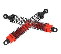 Culnflun RC Shock Absorber, Adjustable 110mm Shock Absorber Damper Full Metal Spring Damper, Fit for Slash 2WD (Red)