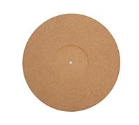 Culnflun Record Pad, Turntable Slipmat 12 Inch Soft Cork Anti Static Non Slip Phonograph Recordy Wood Pad Durable Mat for LP 12in Record Players Accessory