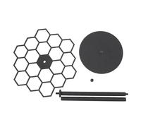 Culnflun Rotatable Medal Hanger Display Multi Functional Carbon Steel Tabletop Medal Holder Rack Desktop Rotating Holder Rack with Stable Base, for Basketball Running Sports