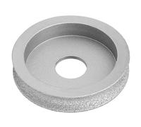 Culnflun Ruota di macinazione diamante brasata 7,3 cm Strumento abrasivo concavo per ceramica in pietra in vetro in vetro in granito angolo di smerigliatrice Attacco a secco a secc (Ruota di