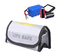 Culnflun Sacca Di Protezione Di Ricarica Con Protezione per La Protezione Della Batteria Con Salvo Rido, 185x75x60mm Protettore Saccheggio a Prova Di Esplosione, Conservazione Igni