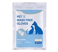 Culnflun Salviette per animali domestici senza risciacquo Attivate con acqua Pratiche salviette da bagno per animali domestici Guanti per pulizia ipoallergenici per cani Gatti Viag