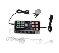 Culnflun Scheda audio portatile per cambiare la voce, modulatore Bluetooth per camuffare la voce con 16 effetti sonori per giochi, streaming, canto, registrazione di podcast, ABS