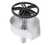 Culnflun Sciacquatrice per Vetro per Lavelli da, Accessori per Lavello da, Sciacquatrice per Vetro da Bar, Lavatazze Rotante Automatica con Lavabo per Tubo Flessibile, (Tubo flessibile US 9/16 per