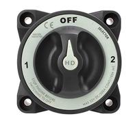 Culnflun Selettore batteria 500A, Interruttore di interruzione batteria marina a 3 posizioni Interruttore di disconnessione batteria a tenuta stagna IP66, per impieghi gravosi per