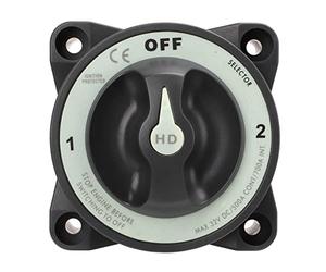 Culnflun Selettore batteria 500A, Interruttore di interruzione batteria marina a 3 posizioni Interruttore di disconnessione batteria a tenuta stagna IP66, per impieghi gravosi per