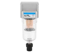 Culnflun Separatore d'acqua per compressore d'aria AF2000-02 Filtraggio da 5μm, Trappola per umidità Separatore d'acqua per olio con scarico manuale, Ingresso da 1/4 di pollice Usc