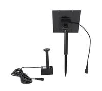 Culnflun Solar Fountain Pump for Bird Bath, Solar Water Pump Kit Powerful Jet Watering Pond Pump ABS 4.5-10V 0-200L/H Auto Start Stop for Garden Backyard Pool Fish Tank