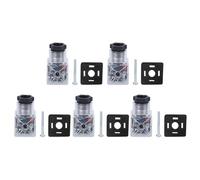 Culnflun Solenoid Coil Plug Hydraulic Valve Transparent Voltage Universal Accessories DC24V Waterprof Dust proof Durable for Hydraulic Systems Industrial Equipment Transparent PA