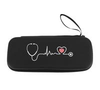 Culnflun Stethoscope Hard Carrying Case, Protective Travel Holder with Mesh Pocket for Classic III Cardiology III Lightweight II S.E CORE Digital Stethoscopes Doctors Nurses