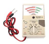 Culnflun Tester batteria per orologi per batterie a bottone, display analogico ad ago Controllore universale Funziona anche con celle domestiche AAA AA 9V, piccola unità portatile