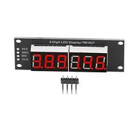 Culnflun TM1637 Display a 6 cifre, modulo display a segmenti LED rossi da 0,36 pollici, tubo digitale a 7 segmenti con connessione IO a 2 pin
