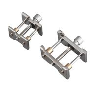 Culnflun Watch Movement Clamp, Metal Timepiece Movement Holder, Watch Repair Tool Kit, 2 In 1 Reversible Timepiece Wristwatch Case Vice Clamp Repair Tool for Watchmaker