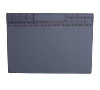 Culnflun Watch Repair Table Pad, tappetino in gomma 13,8x9,8 pollici design non slip texture morbida manutenzione di manutenzione dell'accessorio grigio