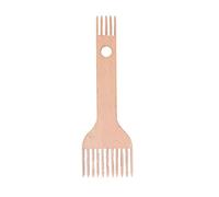 Culnflun Weaving pettine Design ergonomico a doppia estremità durevole faggio di faggio lucido pettine in legno per tessitura artigianato