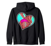 Culo Cuore Bikini Spiaggia Babe Felpa con Cappuccio