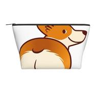 Culo divertente del cane Corgi, Borsa da toilette Borsa per trucco Borsa per cosmetici Borsa da toilette da viaggio portatile