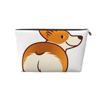 Culo divertente del cane Corgi, Borsa da toilette Borsa per trucco Borsa per cosmetici Borsa da toilette da viaggio portatile