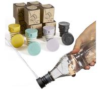 CuloClean Bidet Portatile da Viaggio. Bide Portatile Compatibile con Qualsiasi Bottiglia di Plastica. Ecofriendly, L'igiene intima, Camper, Universale (8pcs Colori)