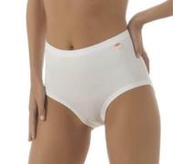 Culotte Donna Mutande a Vita Alta 6-9-12 Slip Bianco Nero Pelle con Fascia in Vita e Girogamba Morbido Cotone e Modal di Qualità M1796 Intimo Pratico Comodo, Benessere dalla M alle Taglie Forti