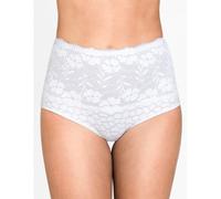 Culotte effetto ventre piatto Jacquard Lace Bianco 50 (IT) - 46 (FR) Tinta unita