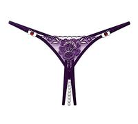 Culotte Pizzo Donna Sexy, Hipster Morbide Mutandine Elasticizzato Mutande Lingerie Hipster Morbide Mutandine Babydoll Aperto Perizoma in Luna di Miele Viaggio Comoda Mutande Donna Pizzo
