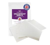 Culpitt Fogli di carta oleata, bianchi, 100 fogli, oleati pre-tagliati per esporre, congelare o servire, biscotti, torte, pasticcini, panini, 25 cm x 36 cm, 100 pezzi