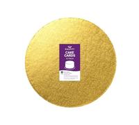 Culpitt Sottotorta rotondi da 20,3 cm, colore oro, 2,7 mm, per dessert, dolcetti di compleanno, spugna a più livelli, cupcake, ecc. 20,3 cm, confezione da 10