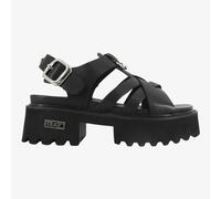 Cult Cher 4535 - Sandalo da Donna con Platform in Pelle Nera