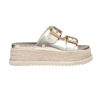 CULT Ciabatta Platino Platform in Raffia da Donna - 37