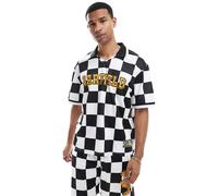 Cult Classics - T-shirt sportiva oversize bianca e nera con Garfield-Multicolore 2XL