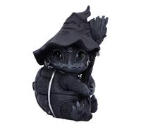 Nemesis Now Shellial Cult Cutie Turtle Figurine, Resin, Black, Cast in the Fines