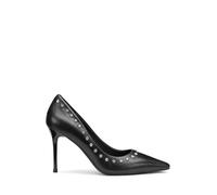 Cult Dècollettè Nero in Pelle con Strass t.9