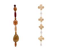 Cult Gaia - Tygra Orecchini Lunghi - - Accessories - Donna - Marrone - ONE SIZE