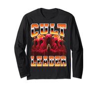 Cult Leader Occulto Goth Gothic Anni '90 Bootleg Style Maglia a Manica
