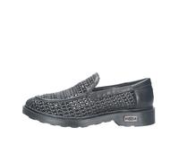 Cult Mocassino Uomo Nero in Pelle Intrecciata - 45