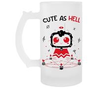 Cult Of The Lamb Bicchiere Da Birra In Vetro Trasparente Con Manico