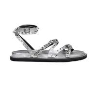 Cult Sandalo Basso Argento con Borchie e Catenelle da Donna - 36