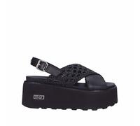 Cult Sandalo Platform Nero con Fasce ad Incrocio da Donna - 39