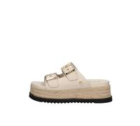 Cult Sandalo Donna Pelle Doja 4515 Sandal W Leather White CLW451501 Scarpe con Platform PE25 Bianco 38