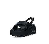 Cult Sandalo donna pelle Nancy 4264 Sandal W Leather Black CLW426400 Scarpe con platform (Black, Sistema Taglie Calzature EU, Adulto, Donna, Numero, Media, 38)