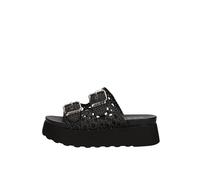 Cult Scalzato nero Platform in Pelle Intrecciata da Donna - 38