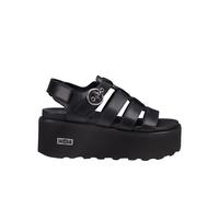 Cult, ,Shoes ,Donna ,Nero ,37 EU Sandali Neri Nancy Platform Cut-Out
