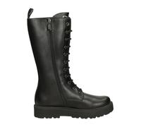Cult, ,Shoes ,Donna ,Nero ,37 EU Stivale stringato in pelle con zip laterale