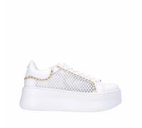 Cult Sneakers Platform Bianca con Inserto Retato da Donna - 39