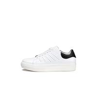 Cult - Sneakers Lemmy in Pelle, Bianco-Nero (45)