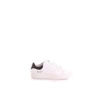 Cult - Sneakers Lemmy in Pelle, Bianco-Nero (43)