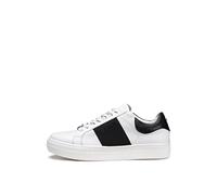 Cult - Sneakers Lemmy in Pelle, Bianco-Nero (43)